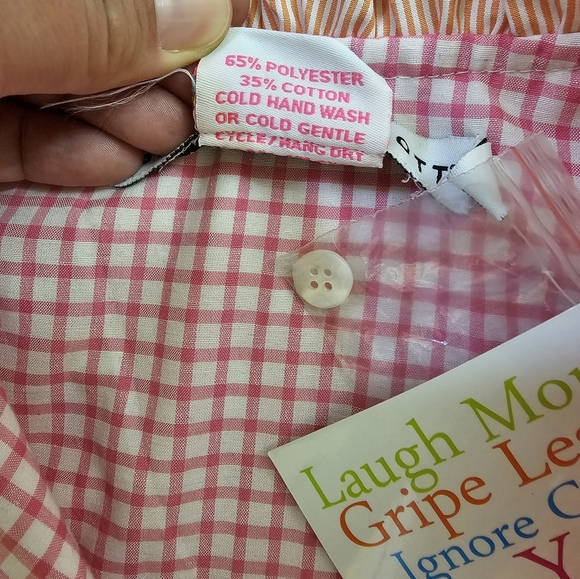 Gretchen Scott Teardrop - Stripe wash & wear dress, size S - Picture 6 of 12